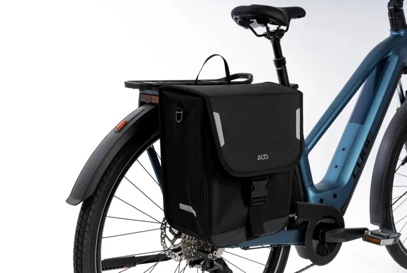 Acid City 15 Classic SMLink Pannier Bag in Black-4